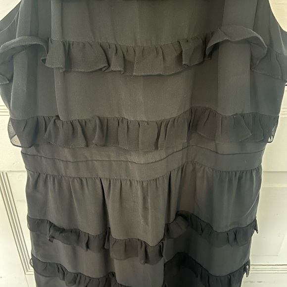 Tibi Silk Ruffle Dress - Picture 3 of 4